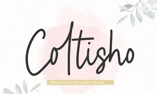 Coltisho YH - Handwritten Font