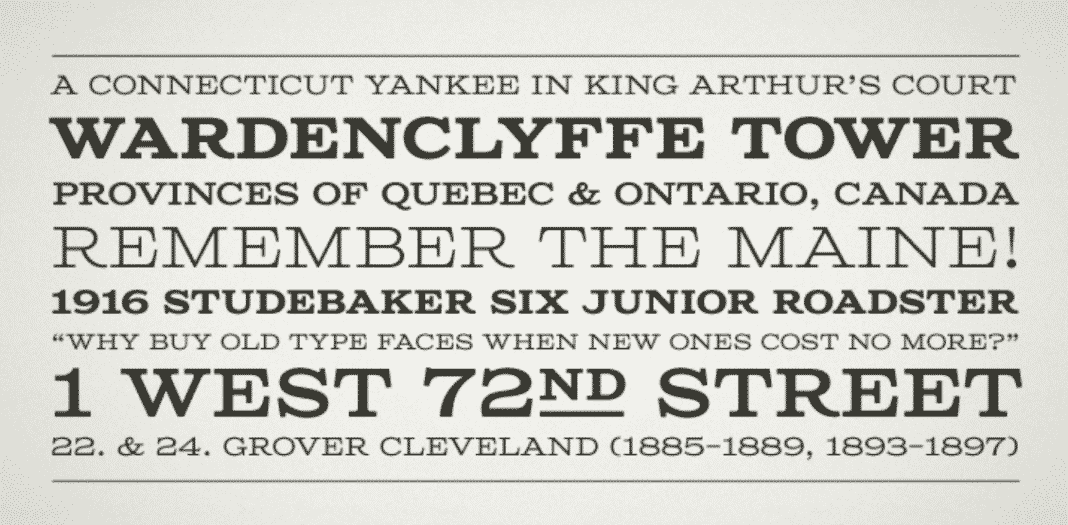 Columbia Titling Font