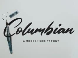 Columbian – Script Font