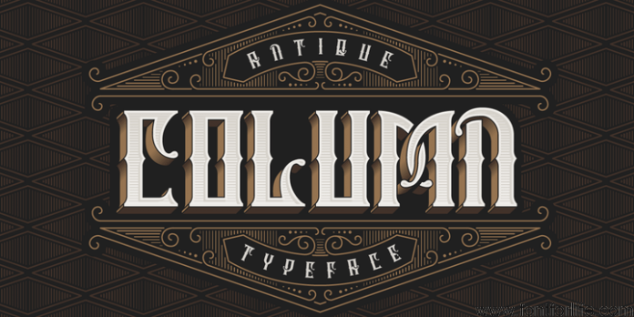 Column Typeface Font