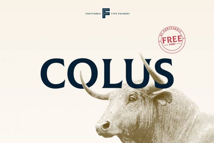 Colus Free Font Cyrillic