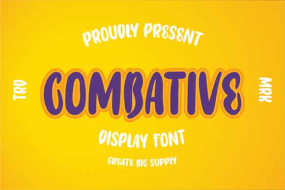 Combative - Display Font