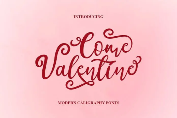 Come Valentine Font