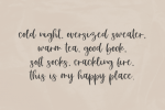 Comfy Sweater Font