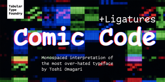 Comic Code Ligatures Font