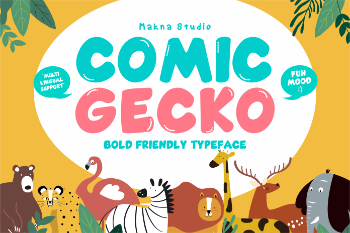 Comic Gecko Pro Font