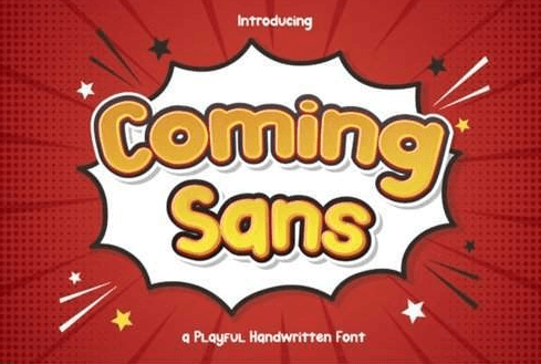 Coming Sans Font