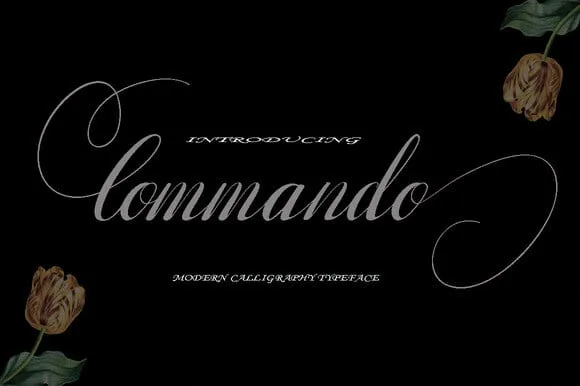 Commando font