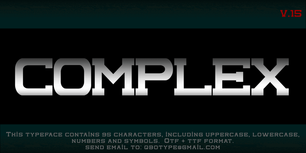 Complex Font