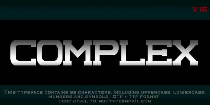 Complex Font
