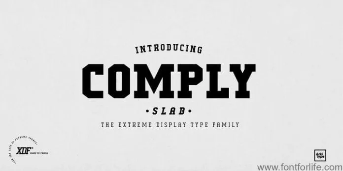 Comply Slab Font