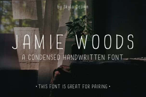 Condensed Font – Jamie Woods