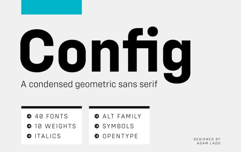 Config Complete Font Family Free Download
