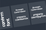 Confirm Font