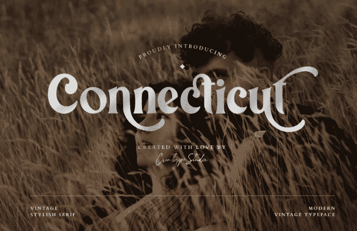 Connecticut Modern Vintage Typeface