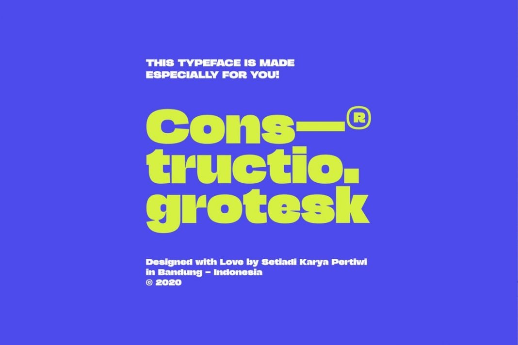 Constructio Grotesk
