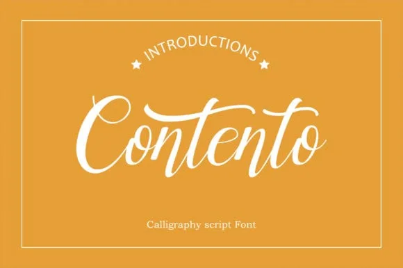 Contento Font
