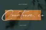 Contoursy Signature Font