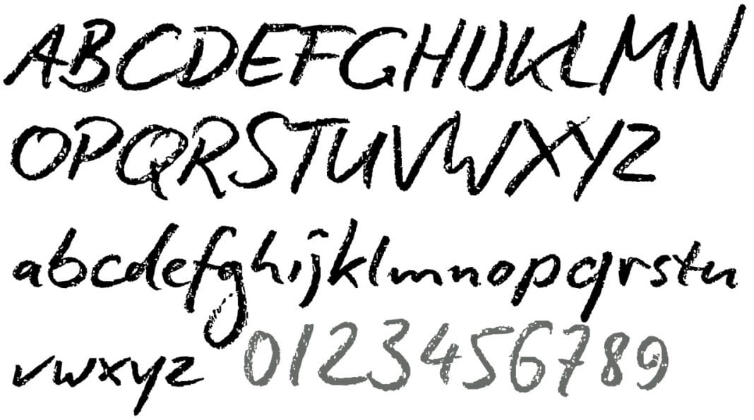 Conté Script Font