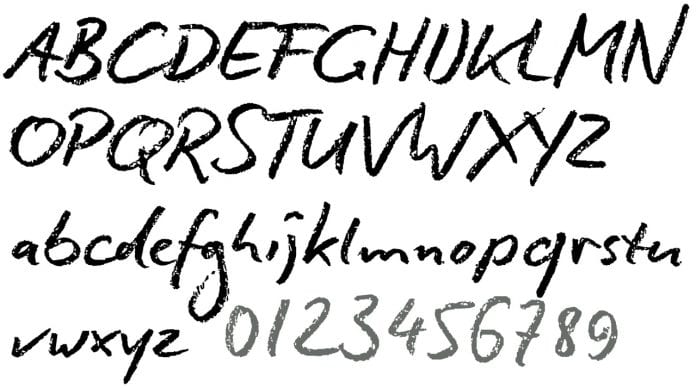 Conté Script Font