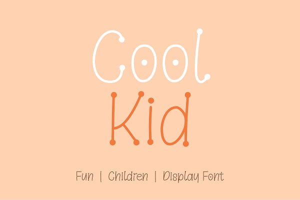 Cool Kid - Fun Children Display Font