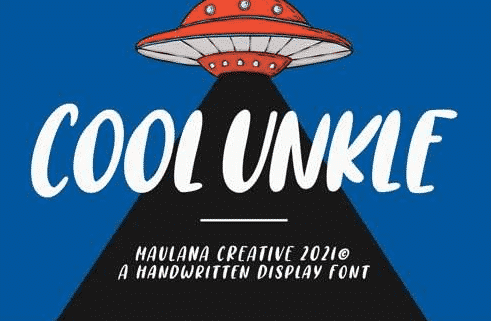 Cool Unkle - Handwritten Display Font