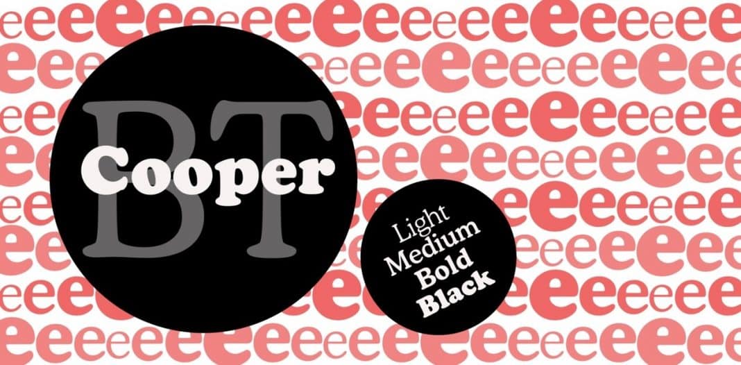 Cooper BT Font