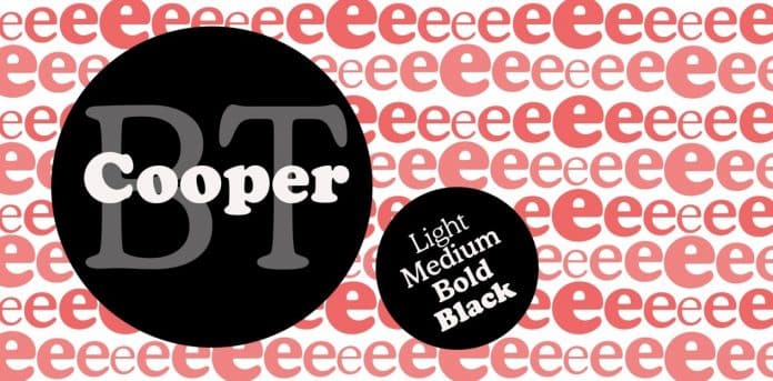 Cooper BT Font