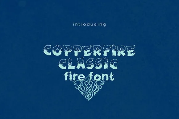 Copperfire Font