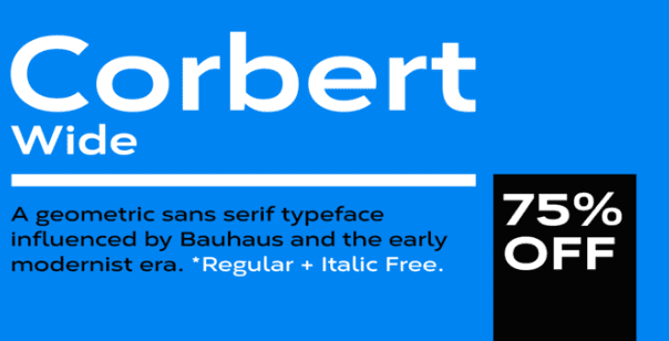 Corbert Wide Font Family