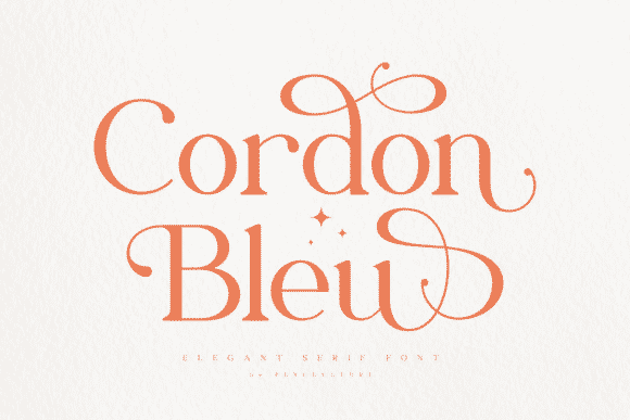 Cordon Bleu Font