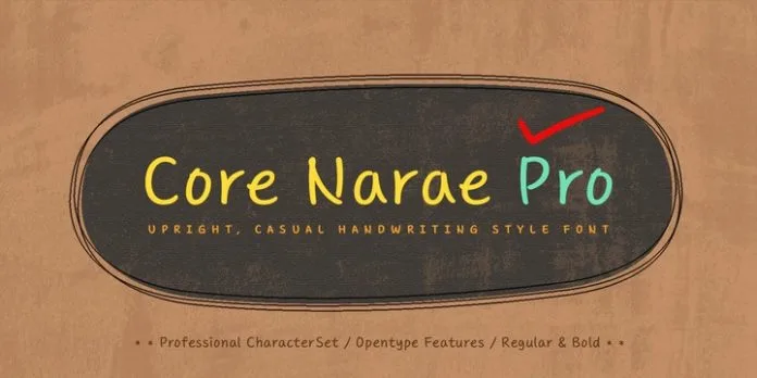 Core Narae Pro Font Core Narae Pro Font