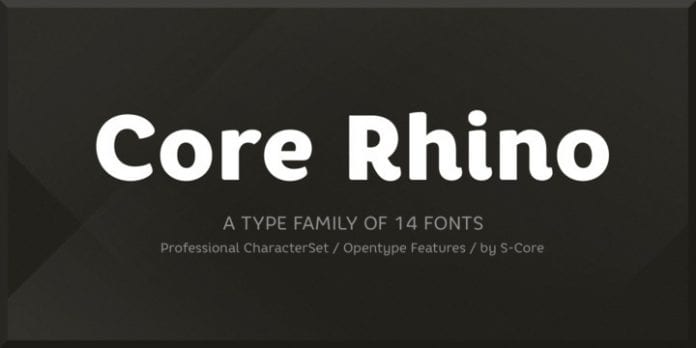 Core Rhino Font
