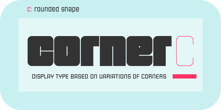 Corner C Font Family
