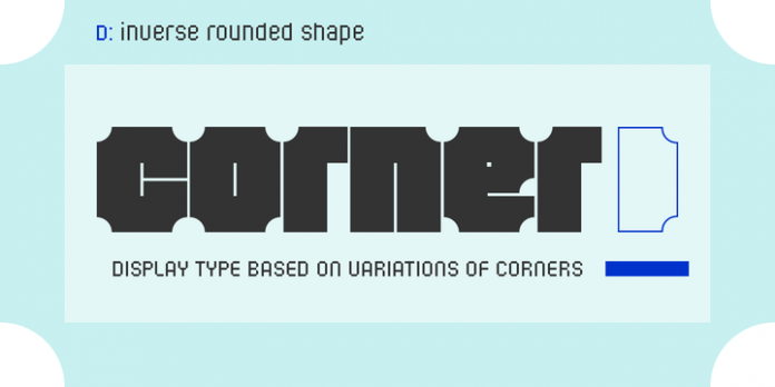 Corner D Font Family