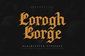 Corogh Gorge Font