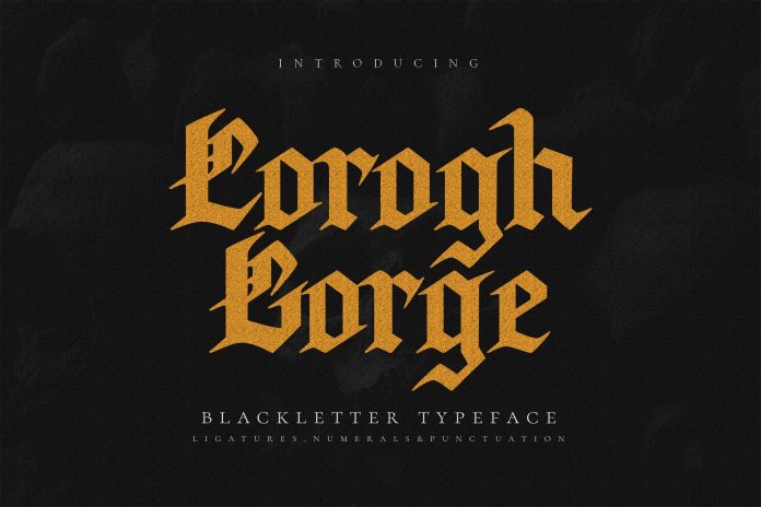 Corogh Gorge Blackletter Font