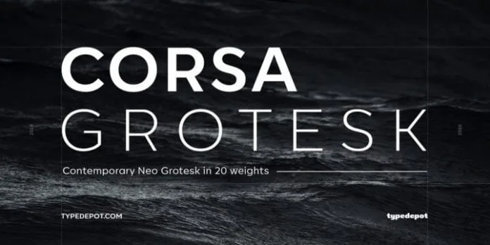 Corsa Grotesk Font Family