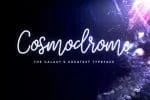 Cosmodrome Monoline Script Font