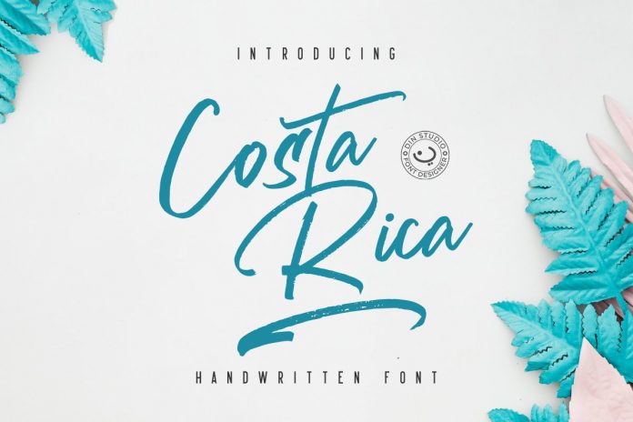 Costa Rica - Handwritten Font