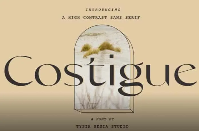 Costigue Luxury Sans Font