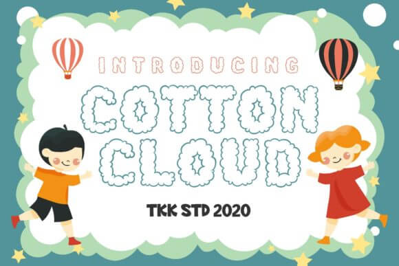 Cotton Cloud Font