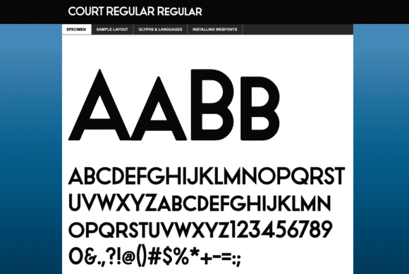 Court Font