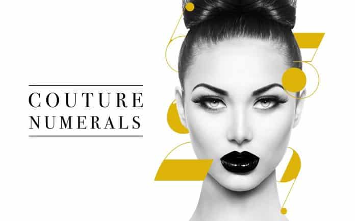 Couture Numerals Font