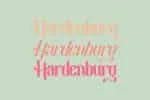 Hardenburg Font