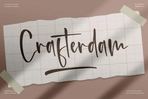 Crafterdam Script Font