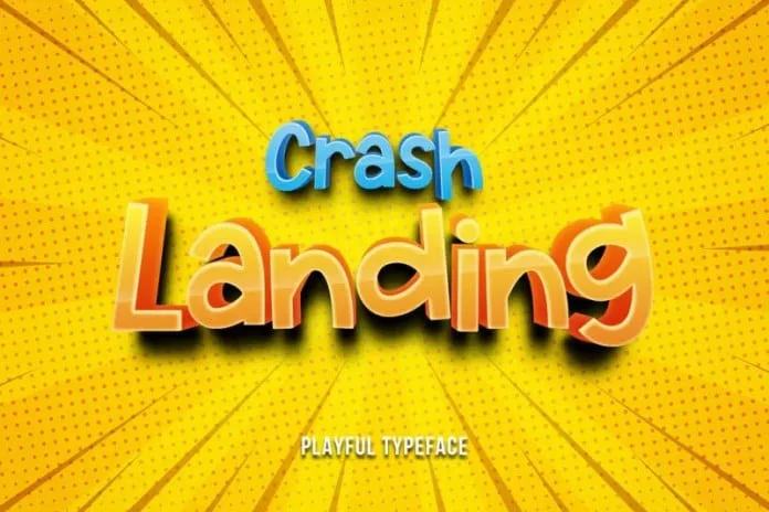 Crash Landing - Playful Font