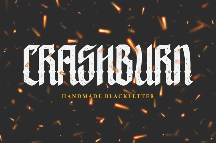 Crashburn Handmade Blackletter Font