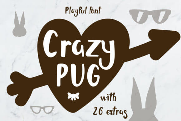 Crazy Pug Font