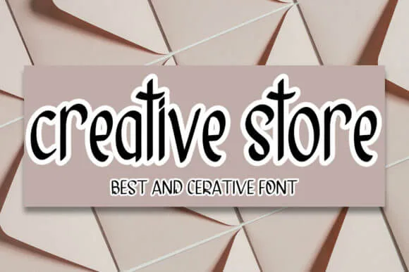 Creative Store Font
